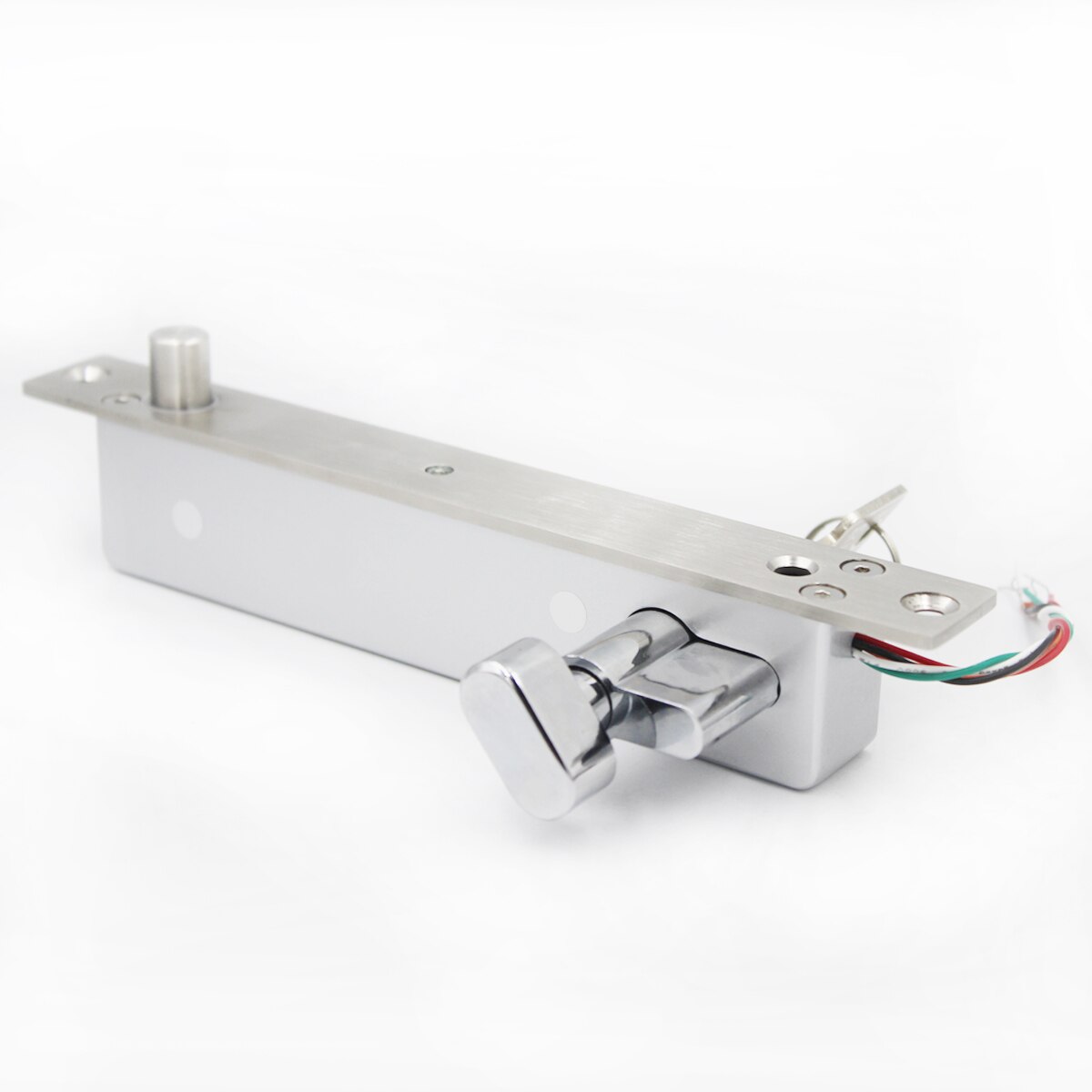 Dc 12V Fail Secure Elektrische Mortise Bolt Lock Met Mort Slotcilinder Sleutel Deurslot Toegangscontrole Sytem Elektrische Bolt Lock