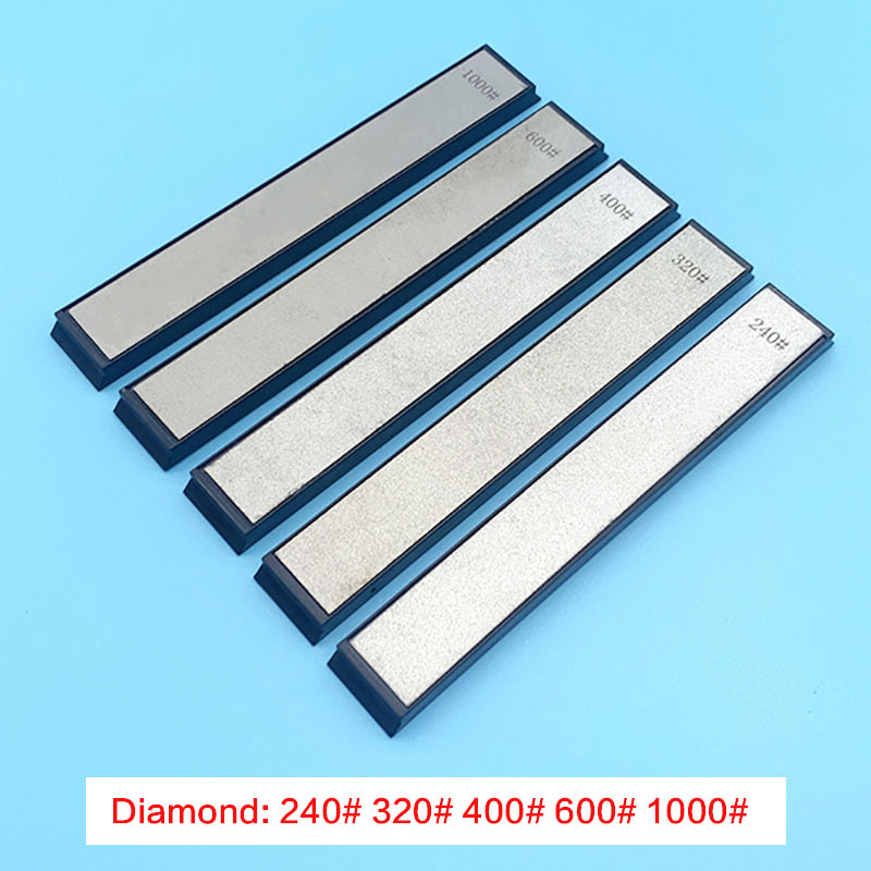 Diamant Poliert stein messer schärfer Festen winkel schärfen stein diamant schleifstein rand Haushalts spitzer küche werkzeuge: Licht Grau