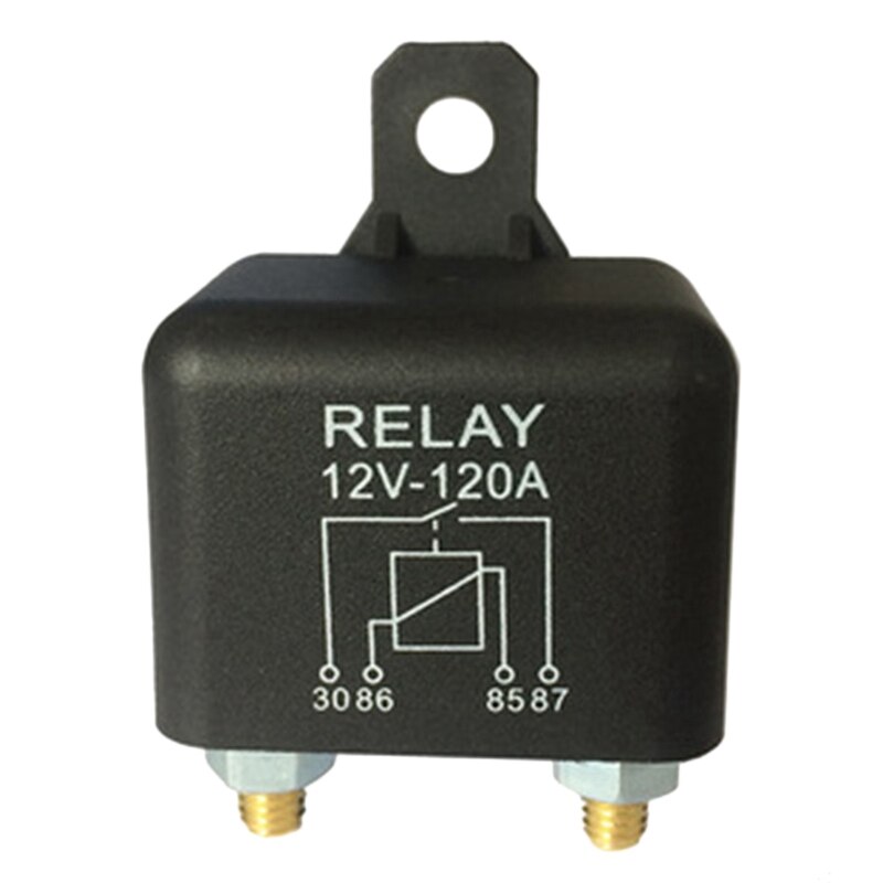 Automotive Small Shell Relay 12V2.4W Normally Open Relay Automotive Starter Relay: white