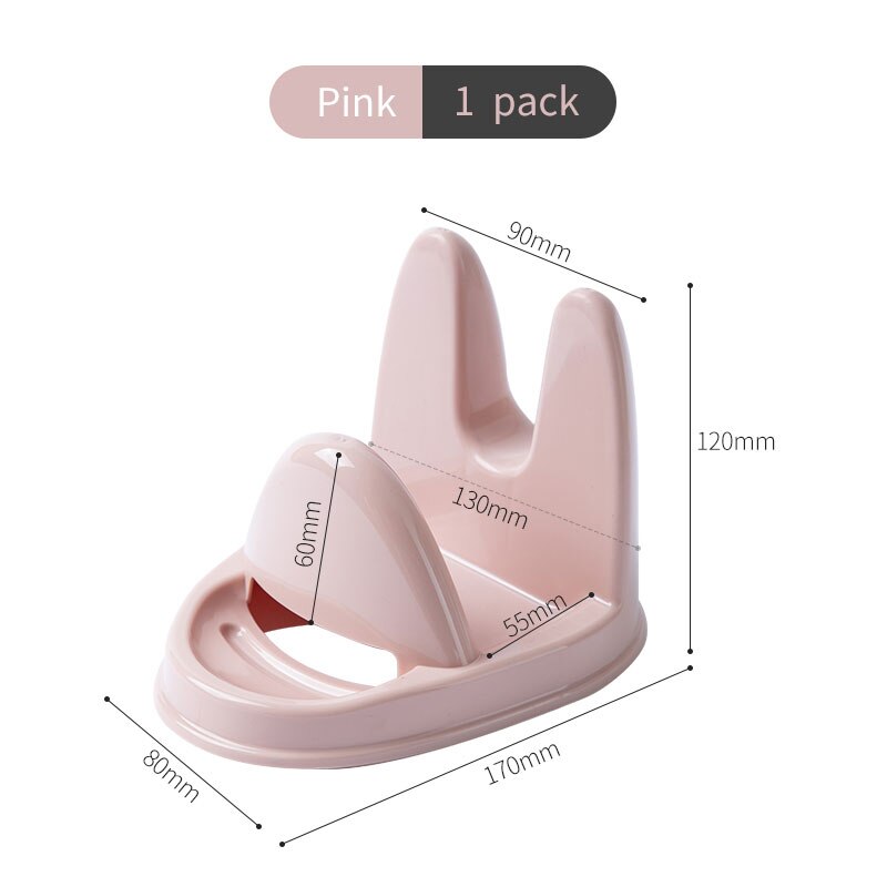 1 Uds. Utensilios de cocina, cuchara de cocina, soporte para espátula, estante de almacenamiento resistente al calor, 4 colores: pink