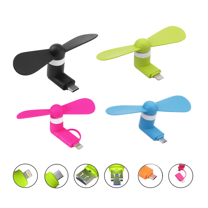 Mini Draagbare Type-C USB Mobiele Telefoon Cooler Fan Mute Fan Gadget voor Android Gag Speelgoed Zomer Notebook computer cooling Gadgets