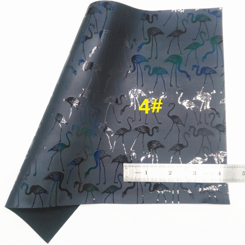 Tela brillante de malla negra, tela de piel sintética de panal de abeja, hojas de cuero sintético para lazos A4 8 &quot;x 11&quot; Twinkling Ming XM232: 4