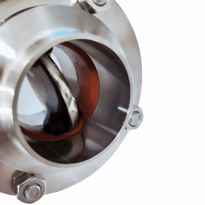 Sanitary Butterfly Valve Stainless Steel 304 Homebrewing Butterfly Valve 2inch For Home Brew Butterfly Valve