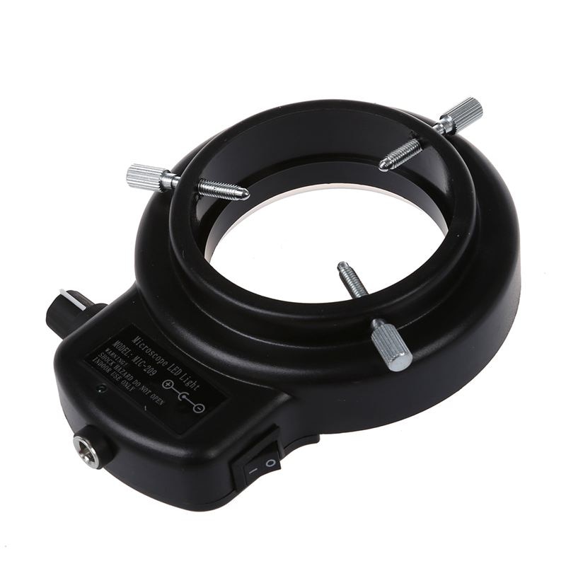 144 led miniskop ring lys ring lys 0 - 100%  justerbar lampe til miniskop ring lys