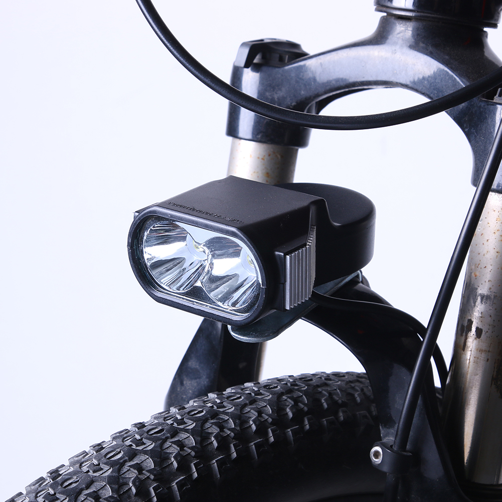 Faro LED para bicicleta eléctrica, 36V, 48V, 60V, Scooter Eléctrico, linterna para bicicleta, bocina, lámpara frontal, impermeable, faro de alta potencia para bicicleta eléctrica