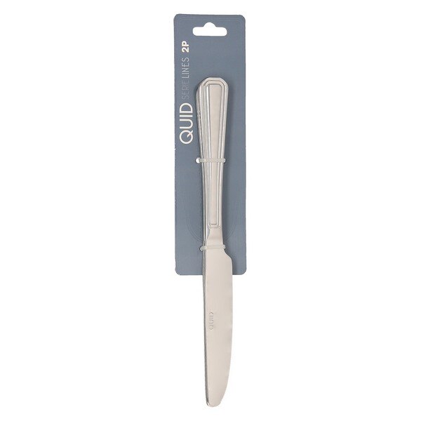 Set de Cuchillos de Postre Quid Lines (2 pcs) Acero inoxidable
