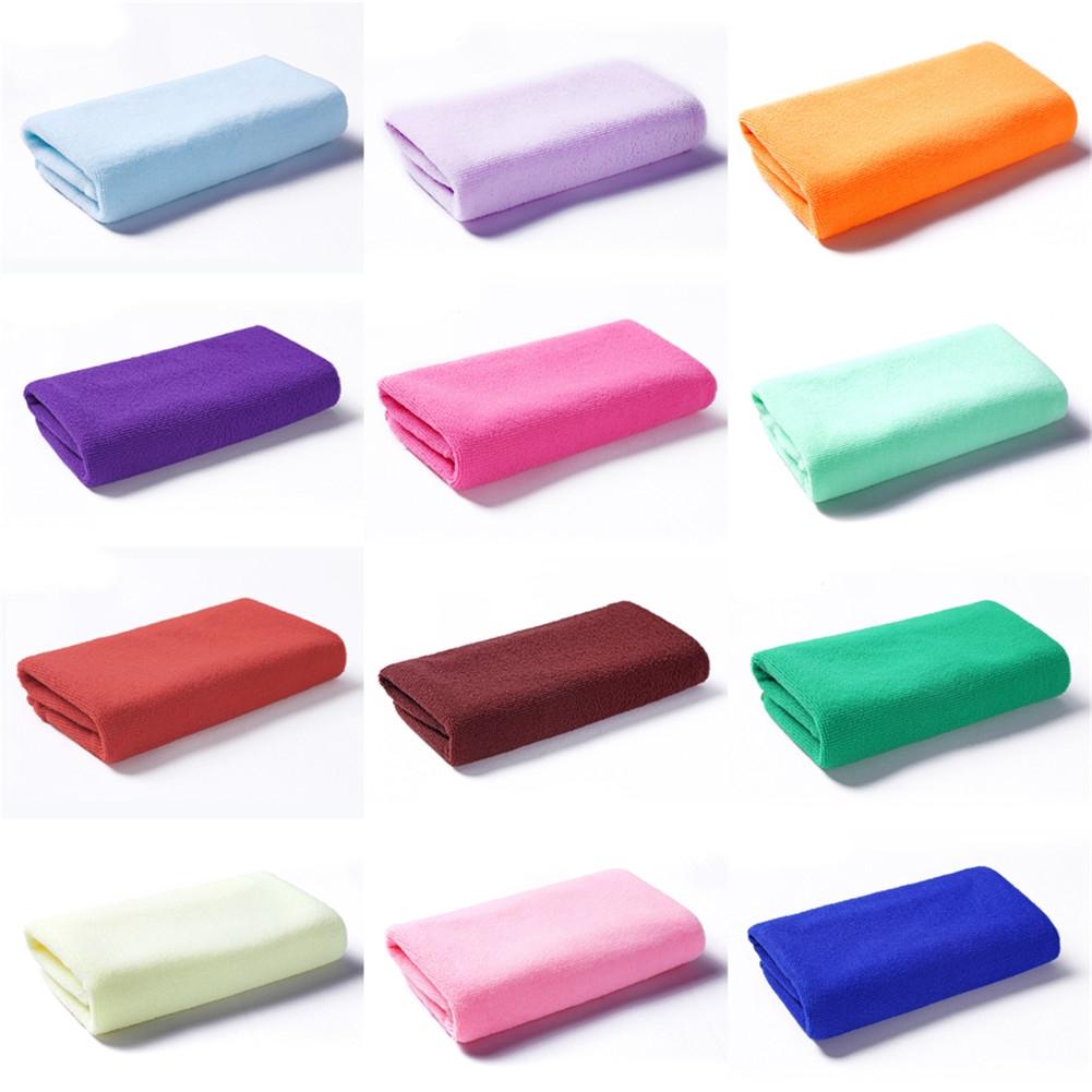 Willekeurige Kleur Gemengde Kleur 25*25 Microfiber Handdoek 30*70 Car Cleaning Handdoek Dagelijks Microvezel Reinigingsdoekje