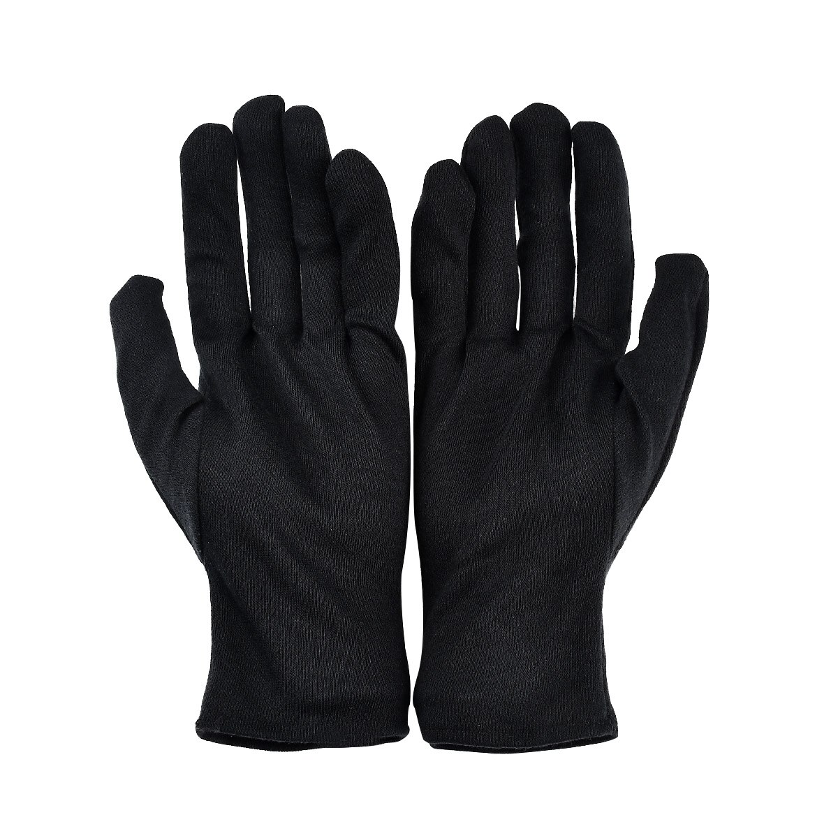 4/2/1Pairs Women Men Gloves Black White Etiquette Thin Gloves Stretch Sunscreen Gloves Dance Tight Jewelry Gloves Driving Gloves: black / 4pairs