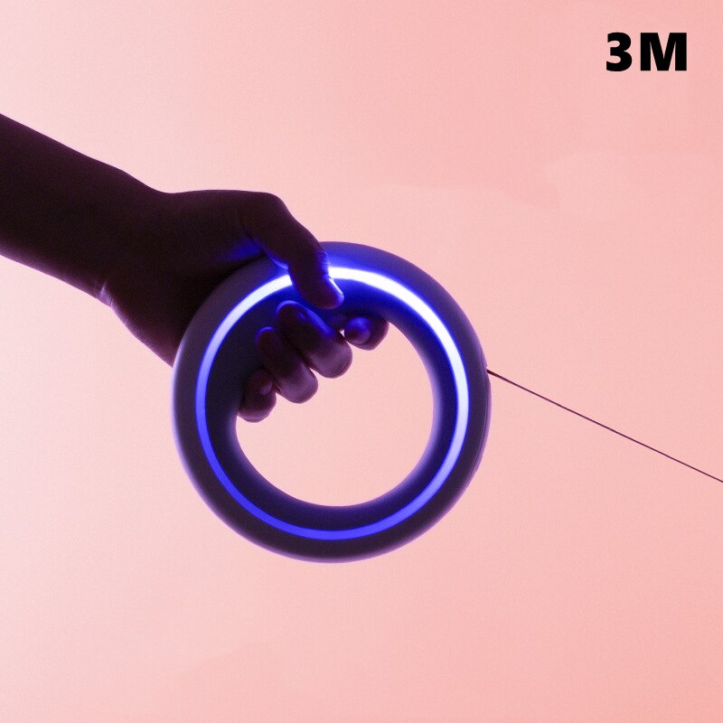 Moestar Smart UFO Versenkbare Hund Leine 2 Plus USB Lade LED Beleuchtung Seite Glow Anti-Slip Griff Ein-handed Bremse Pause Lock
