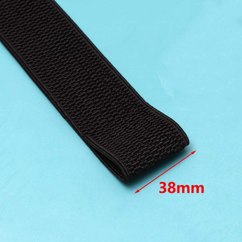 2/5M 25-100mm Schwarze Weiße Elastische Bänder Kleidung Bauch Näh-Gummiband Bekleidung Korsett Gürtel Dehnbares Band DIY-Material