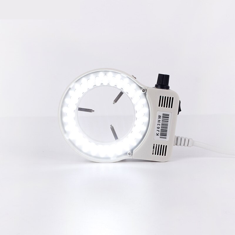 Lâmpada de led em anel para microscópio, excelente fonte de luz de microscópio industrial