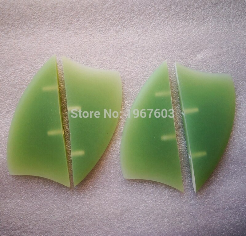 Twin-tip kiteboard finner drage bord fin kite surfing bord surf finner surfing finner tilbehør quad sæt