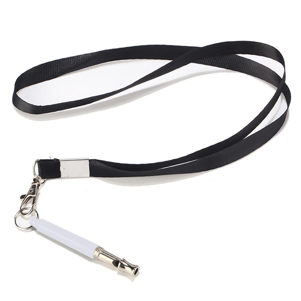 Hond Fluitje Om Stop Barking Verstelbare Pitch Ultrasone Training Tool Hond Blaf Fluitje Met Gratis Lanyard Bandjes: White