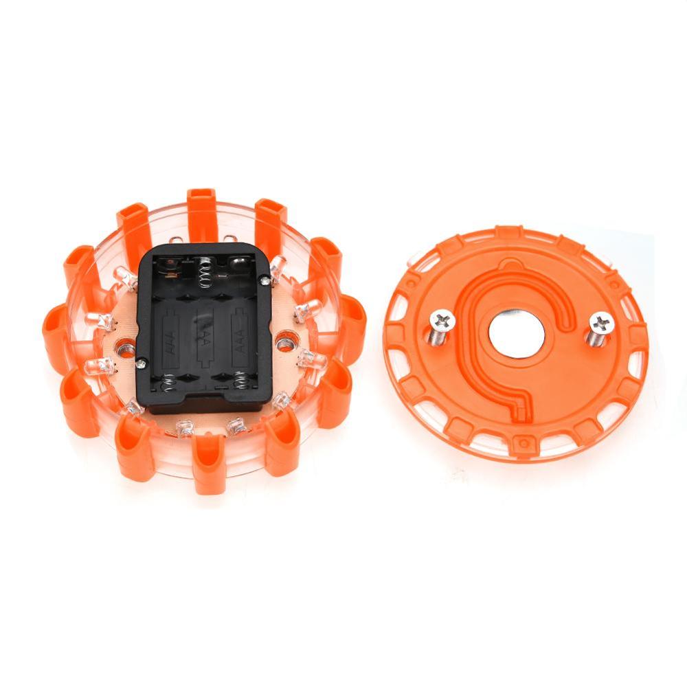 Miniluz LED de emergencia para coche, luz estroboscópica de advertencia para techo, lámpara de seguridad para carretera, luz de emergencia para policía, 15led