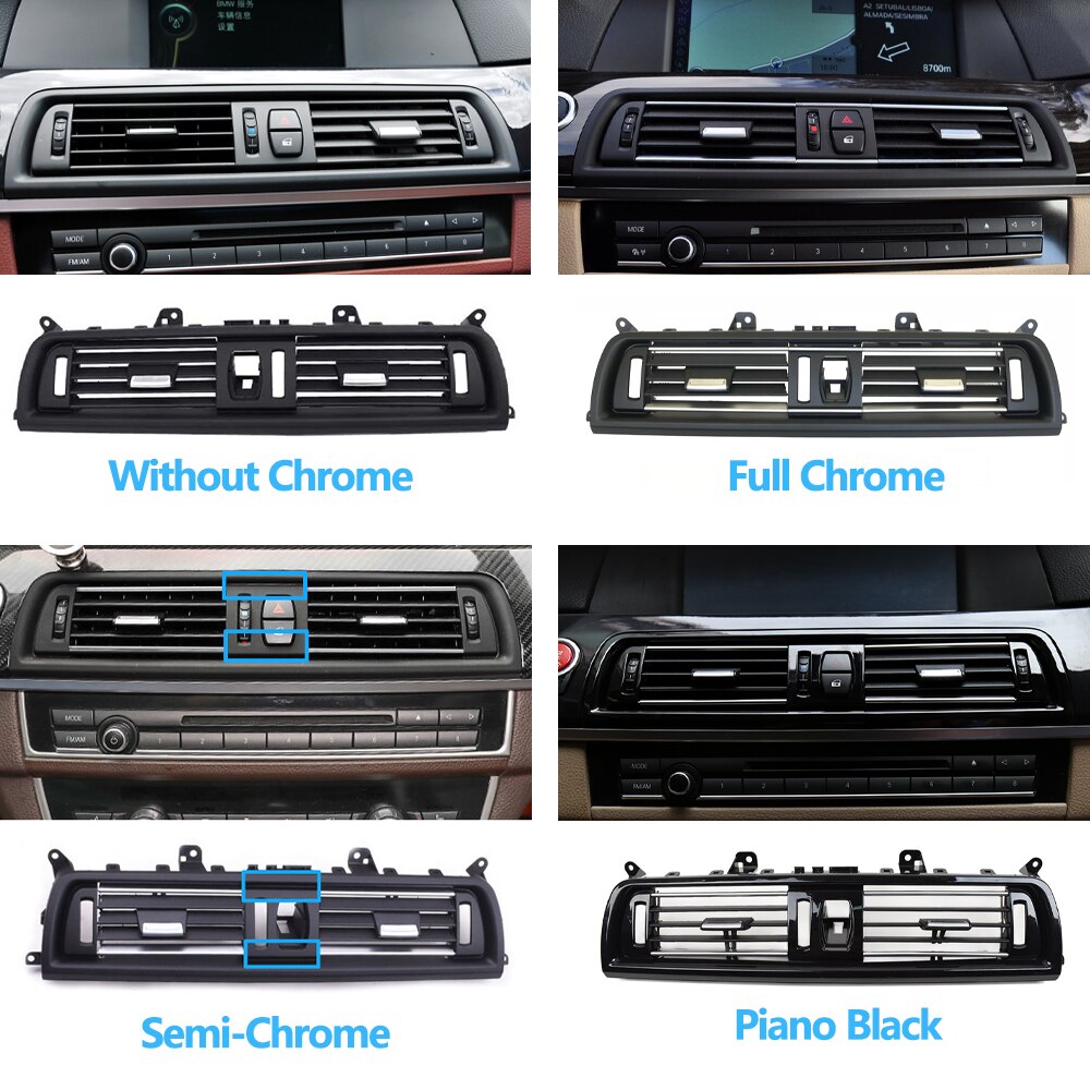 Centrale airconditioning-ventilatierooster voor de voorste console voor bmw 5 -serie  f10 f11 520i 523i 525i 528i 535i 64229166885 64229209136