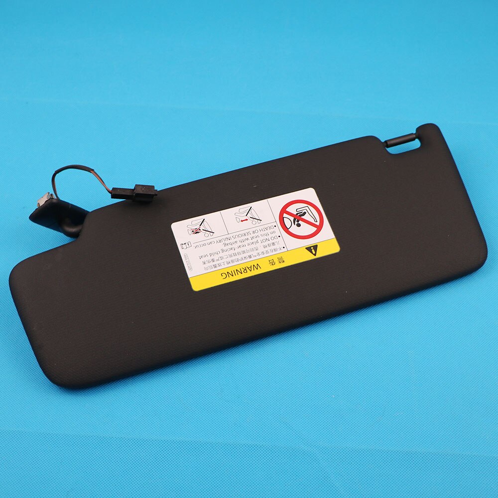 Panneau pare-soleil avant noir avec miroir de maquillage, pour VW Golf 7 SportsVan Jetta MK7 t-cross Passat B8 CC e-golf t-roc, 5GG857552