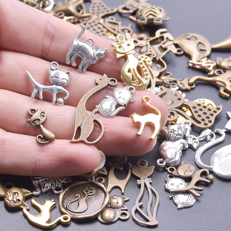 30 Uds. De dijes de animales de nota musical de avión de Metal de colores mezclados para fabricación de joyas, suministros DIY, pendientes, pulseras, accesorios, colgantes