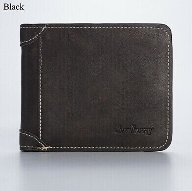 Mens Casual Portefeuilles Lederen Korte Opvouwbare Portemonnee Portemonnee billetera mujer Man 17 Creditcards Houder Korte Portefeuilles carteira: A