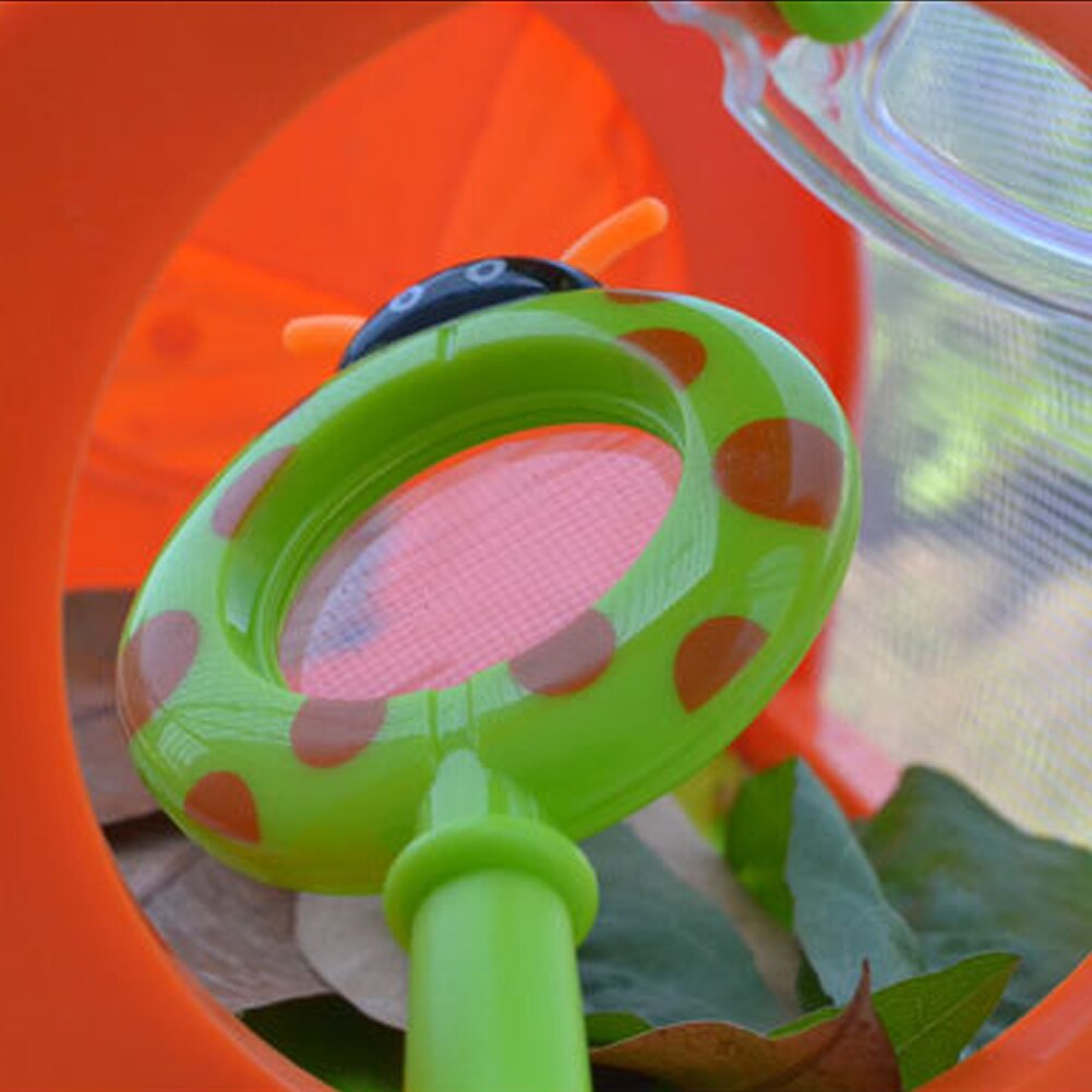 Udendørs bug hus legetøj natur udforskning videnskab eksperiment insekt bur sommerfugl guldsmed sjov bungalow med håndtag til børn