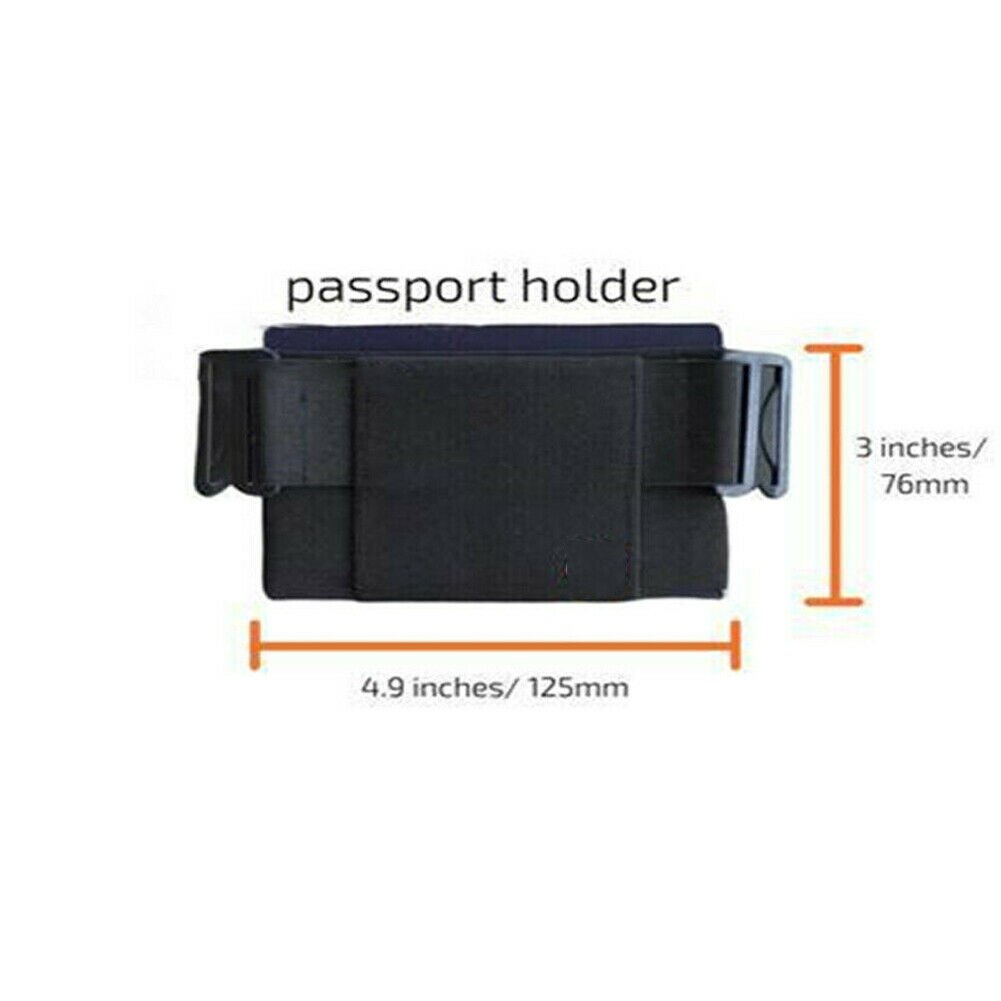 Onzichtbare Portemonnee Heuptas Mini Pouch Voor Key Card Telefoon Sport Outdoor Riem Tas Verborgen Beveiliging Telefoon Gevallen: 125mmx76mm