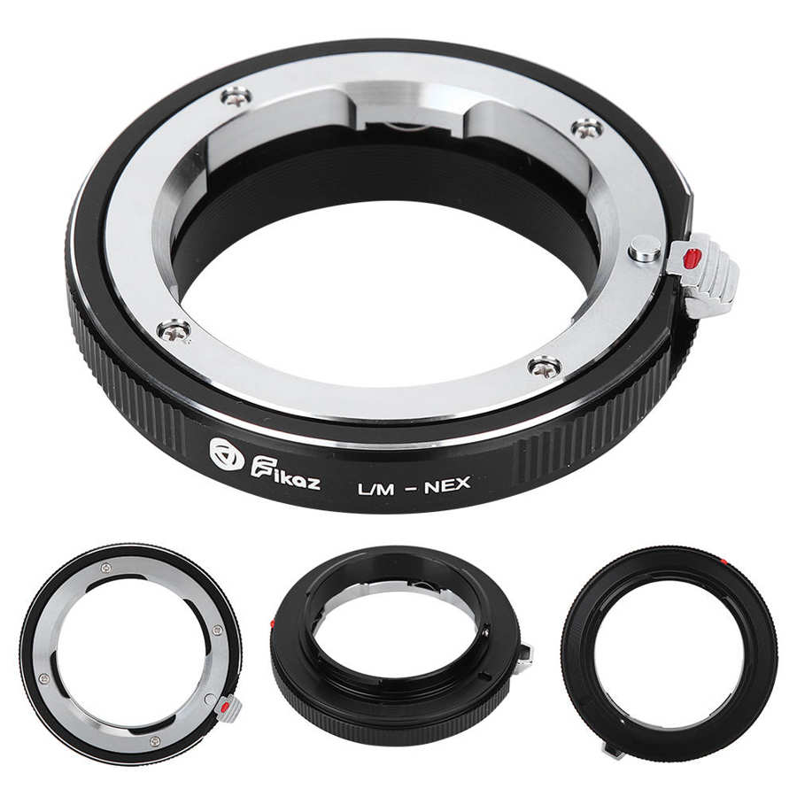 Fikaz L/M-NEX Lens Adapter Ring Voor Leica M Mount Lens Fit Voor Sony E Mount Mirrorless Camera