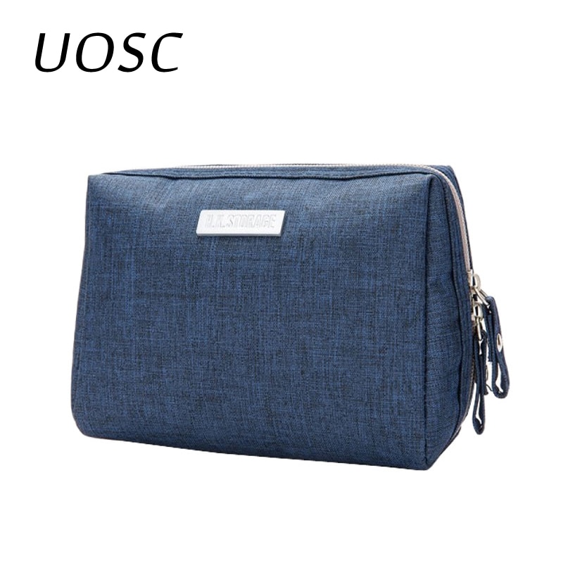 Uosc sød kosmetiktaske necessaire make-up taske rejse vandtæt bærbar makeup taske toilettasker polyester lynlås pose