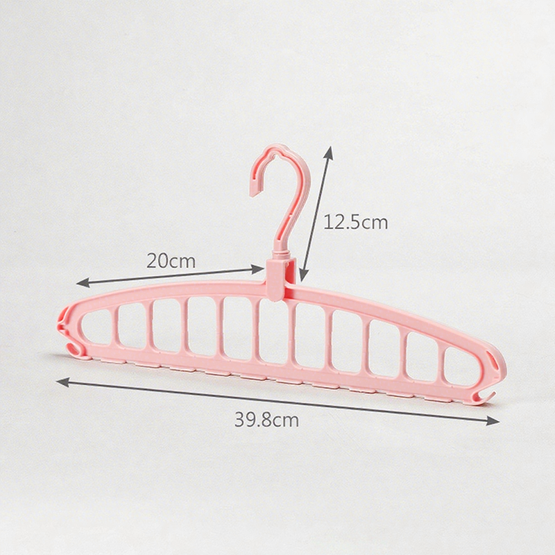 10 kpl liukumatonta dippimuovista valmistettua vaateripustinta asuntolan vaatteiden kuivaukseen aikuisten vaatteiden kuivausteline kotitalouksien paksujen vaatteiden tuki: Keltainen