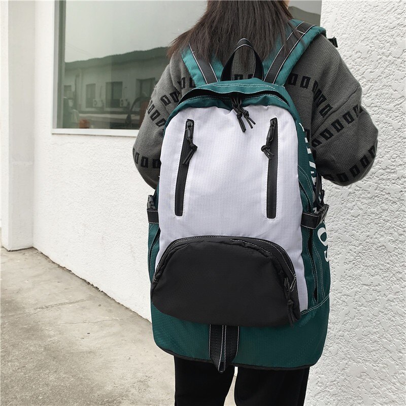 Harajuku Frauen Nylon Rucksack männer reisen Rucksack Kühlen Bookbag Schüler schule taschen für Teenager mädchen jungen