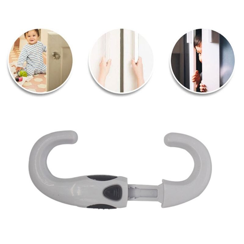 Armário de cozinha com fechadura, maçaneta segura e deslizante para portas de bebês, proteção para móveis