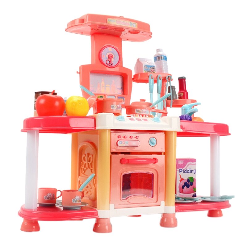 29Stck freundlicher Spielen Haus Küche Spielzeug einstellen Klang und Licht Klang Effekte freundlicher Kochen Reis Kochen Utensilien: Ursprünglich Titel