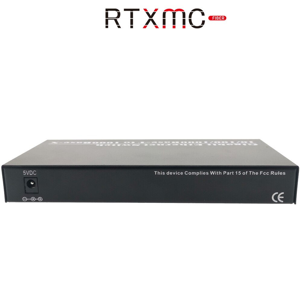 Conversor de mídia gigabit, 8 portas, rj45, 2g8e, 10/100/1000m, ethernet, transceptor de fibra óptica