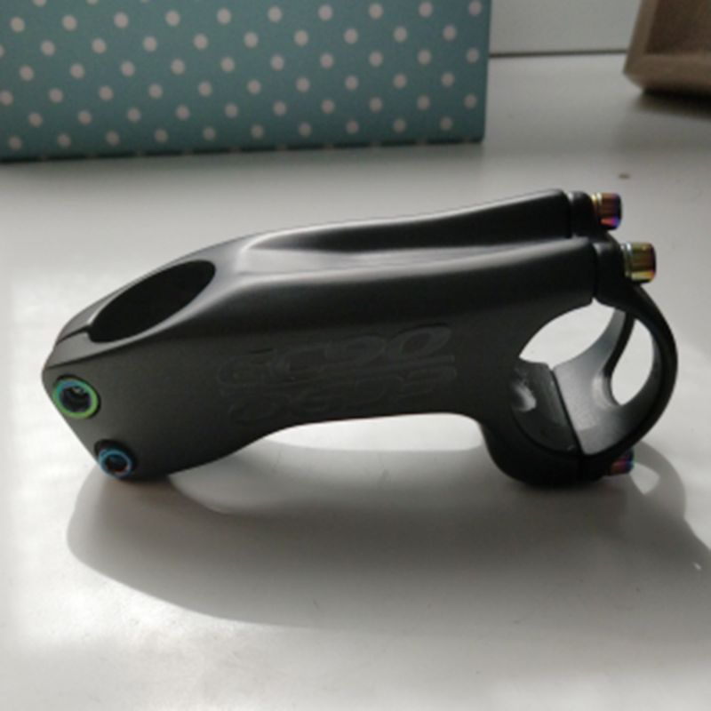 Potence de vélo de route ultra-légère en fibre de carbone 6/17 °