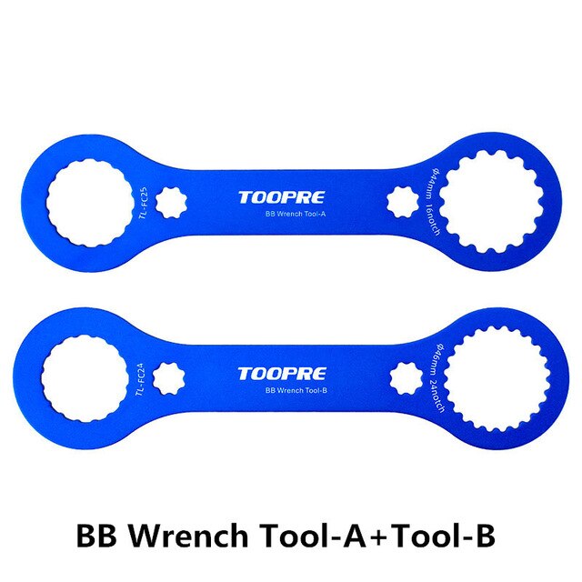 MTB/Road Bike Bottom Bracket wrench BB Bottom Bracket installation and removal tool suitable for Shimano/SRAM/IXF/DUB/BSA30: tool A and tool B