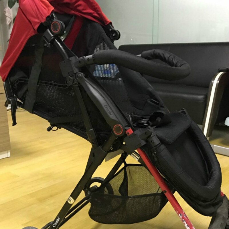 Combi F2 Plus Baby Buggy Stroller front arm rest Footrest Bracket Stroller Handrail with Pedal tow accessories