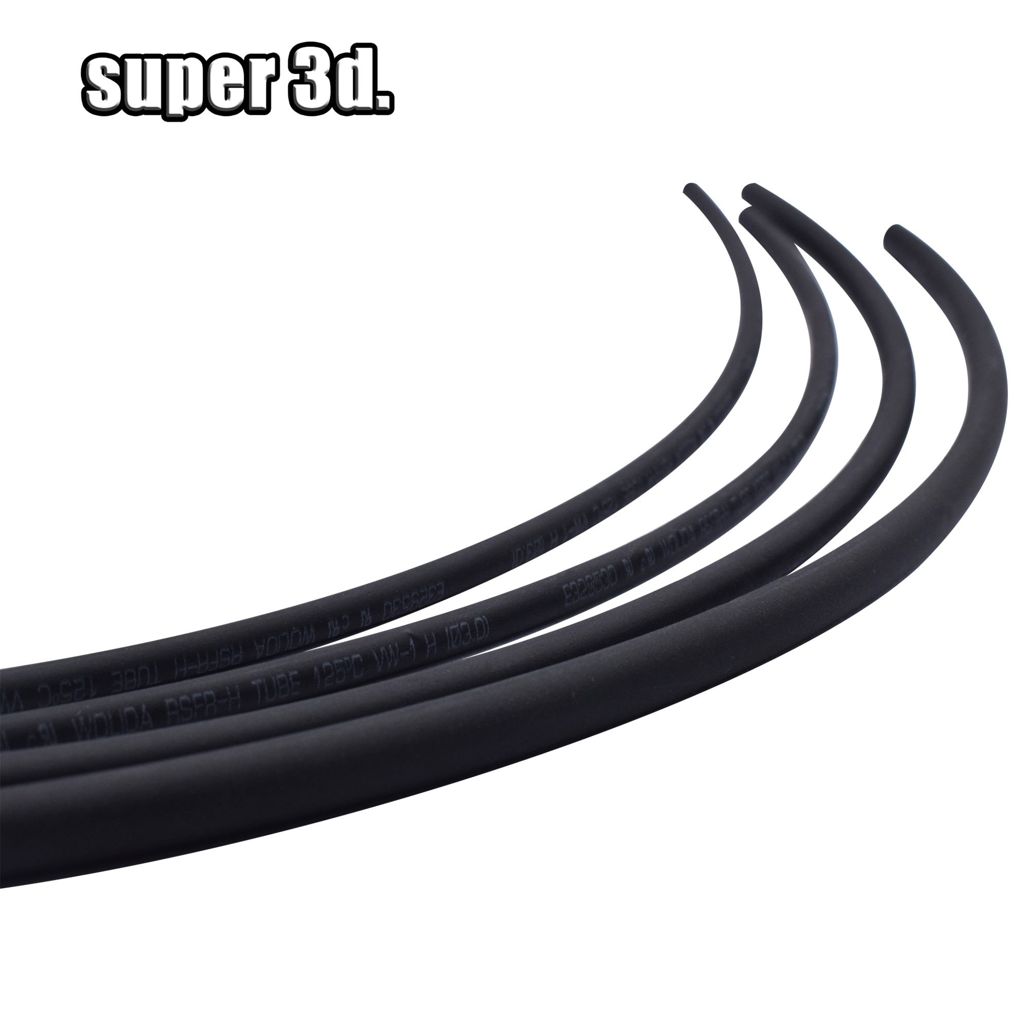 5Meters/lot 2:1 Black 2 3 4 5mm Diameter Heat Shrink Heatshrink Tubing Tube Sleeving Wrap Wire Sell DIY Connector Repair