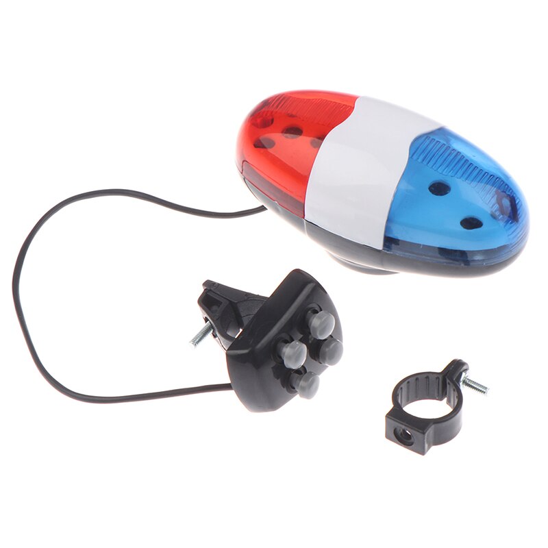 4 luide sirenes 6 fietsachterlichten met fietssirenes fietsbel trompet claxon om anderen te waarschuwen voor gevaar: Default Title