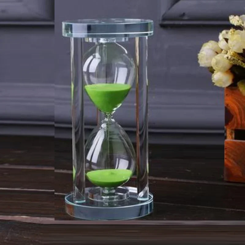 15–60 Minuten Sanduhr Sanduhr Küche Schule Moderne Kristall Stundenglas Sanduhr Sanduhr Teetimer Heimdekoration