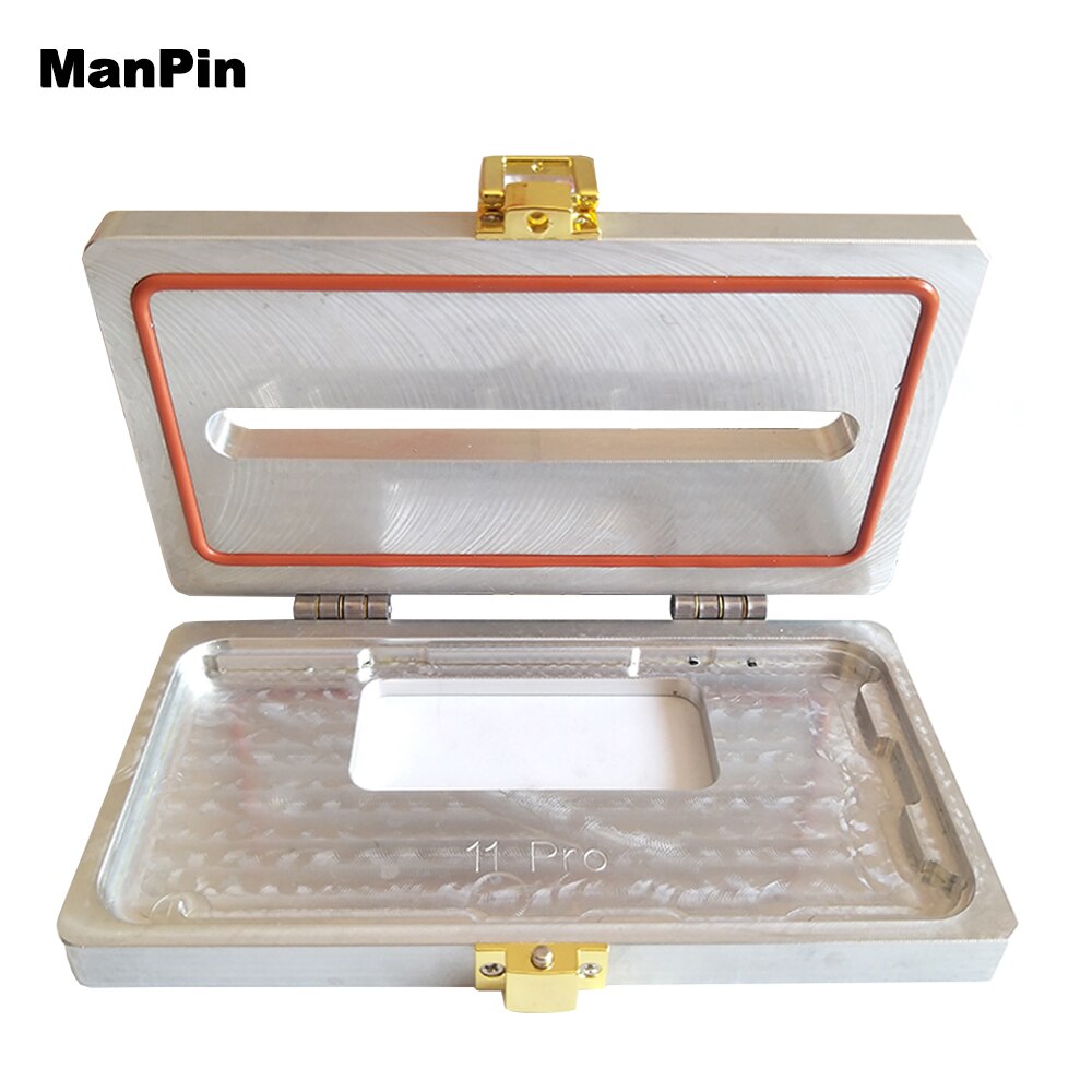 Lcd skjerm form ramme ramme presse laminering mold for iphone 11 pro max 11 pro x xs max front glass fix mobiltelefon reparasjonsverktøy