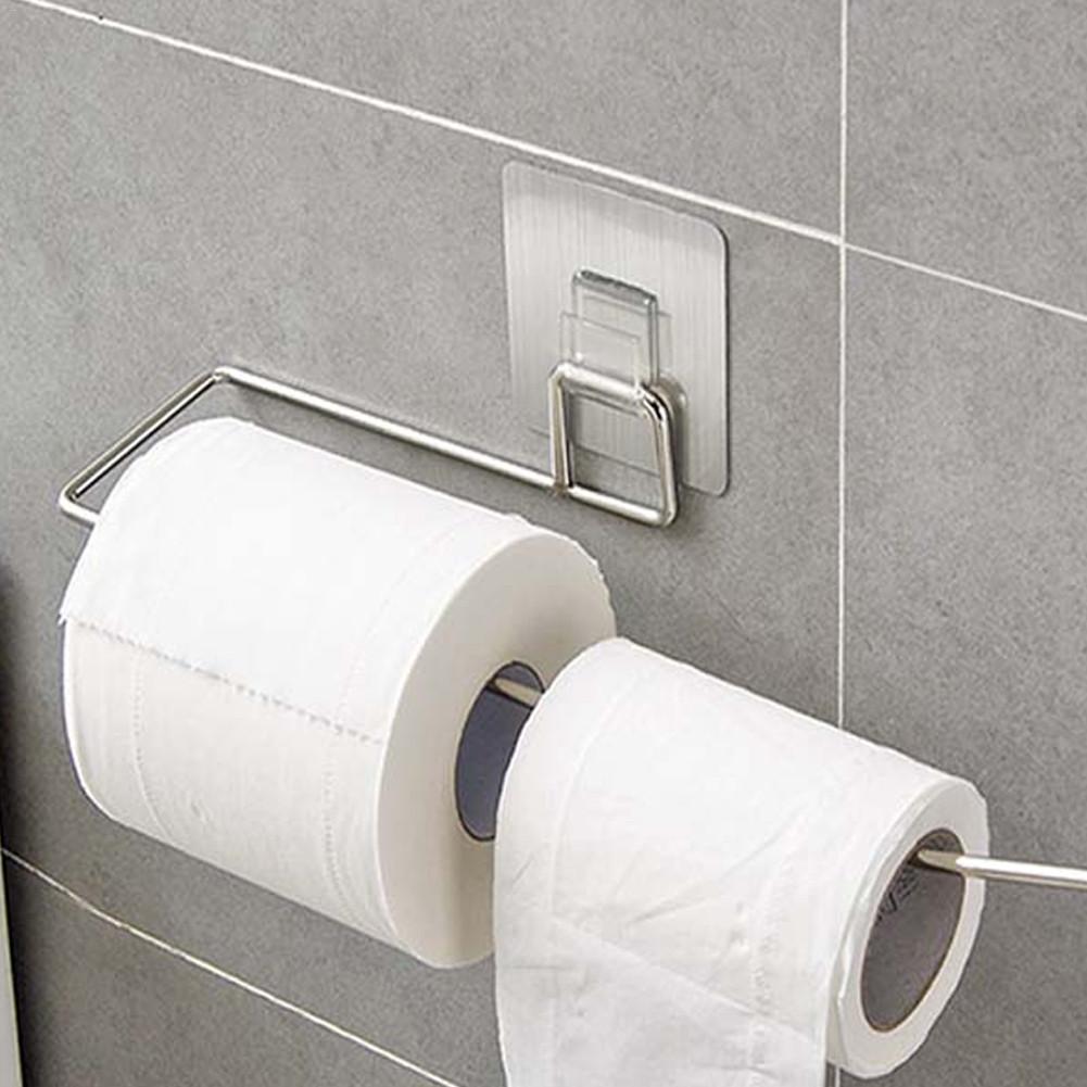 Kitchen Paper Holder Hanger Tissue Roll Towel Rack Bathroom Toilet Sink Door Hanging Organizer Storage Hook Holder m10