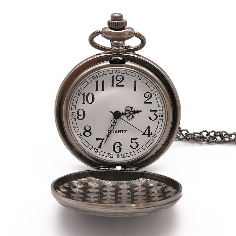 Steampunk Hollow Case Pattern Quartz Pocket Watch women men Analog Pendant Chain Pocket Fob Watches mens for men