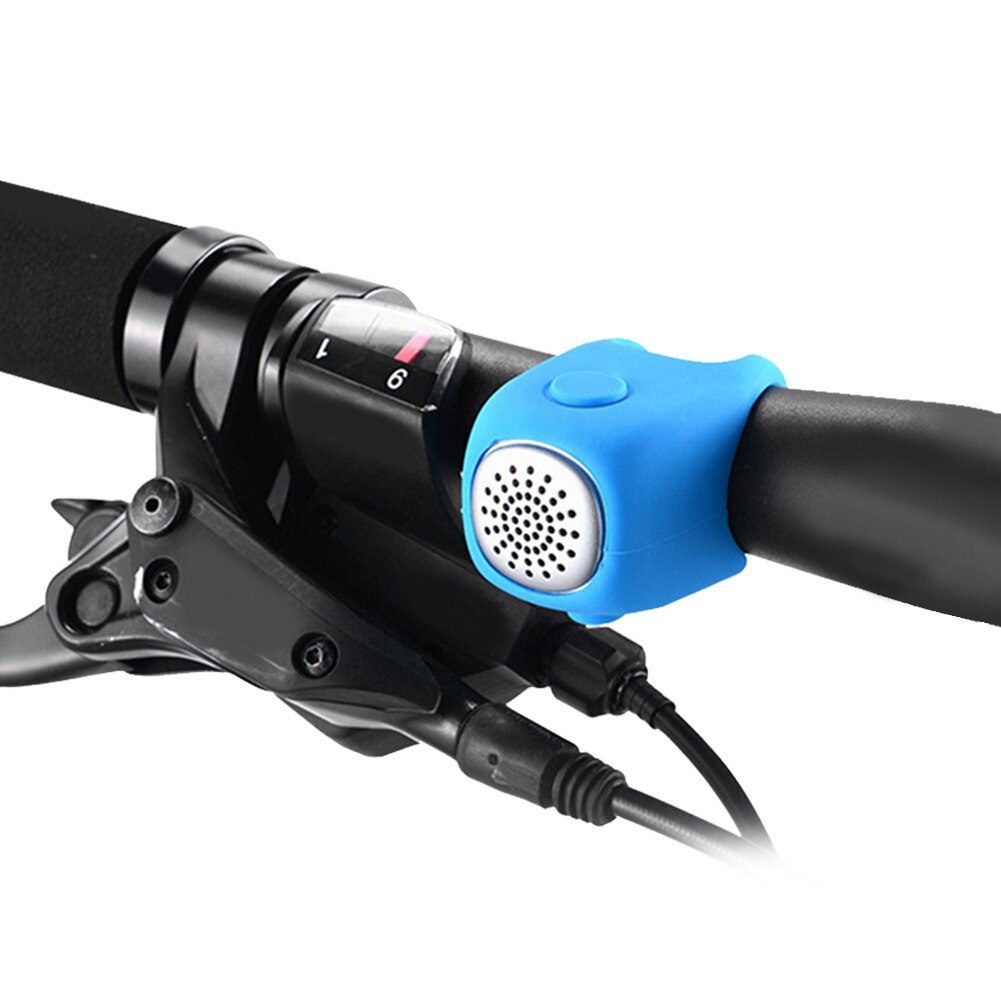 4- kleurige elektrische fietsbel met 90 db hoorns, regenbestendig mtb-stuur, silicagel omhulsel, fietsbel, fietsaccessoires: 03