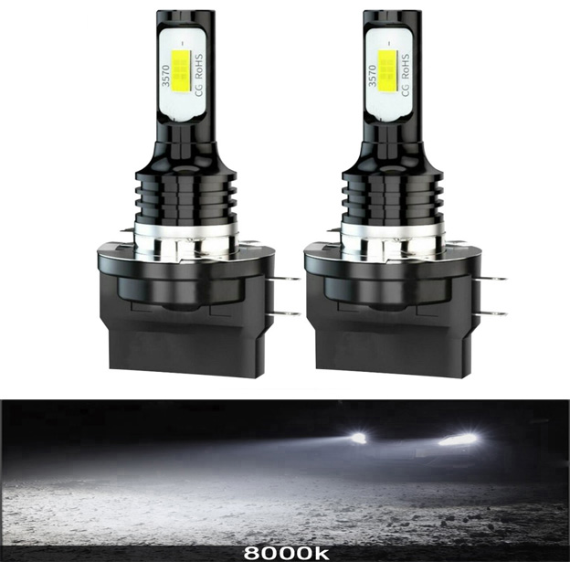 2 Stücke 20000LM 100 W 6500 K 3000 K 12000 K H15 H11B LED-scheinwerfer CSP Chip Auto Nebelscheinwerferlampen 12 V 24 V: Tiefe Blau