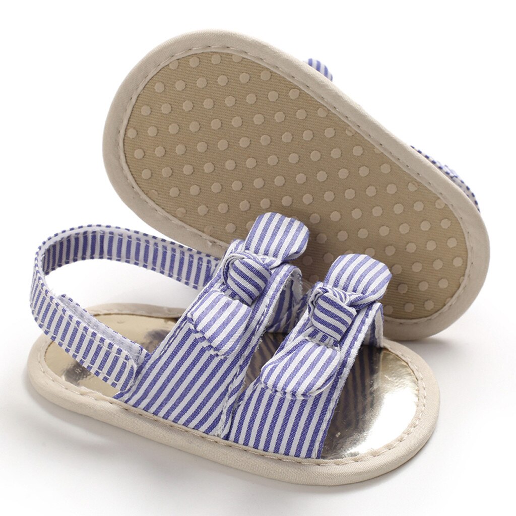 Summer Baby Toddler Shoes Infant Girl Soft Sole Applique Sandals Shoes Single Shoes Flat Soft Bottom Baby Sandals