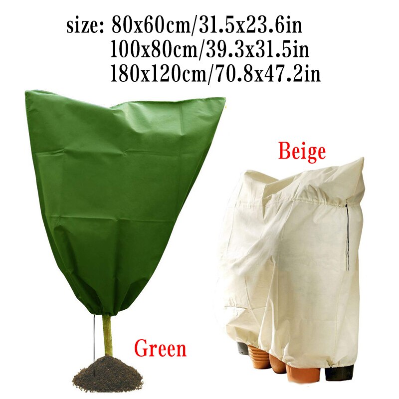 Newly Plant Cover Winter Warm Cover Tree Shrub Plant Protecting Bag Frost Protection for Yard Garden Plants Small Tree