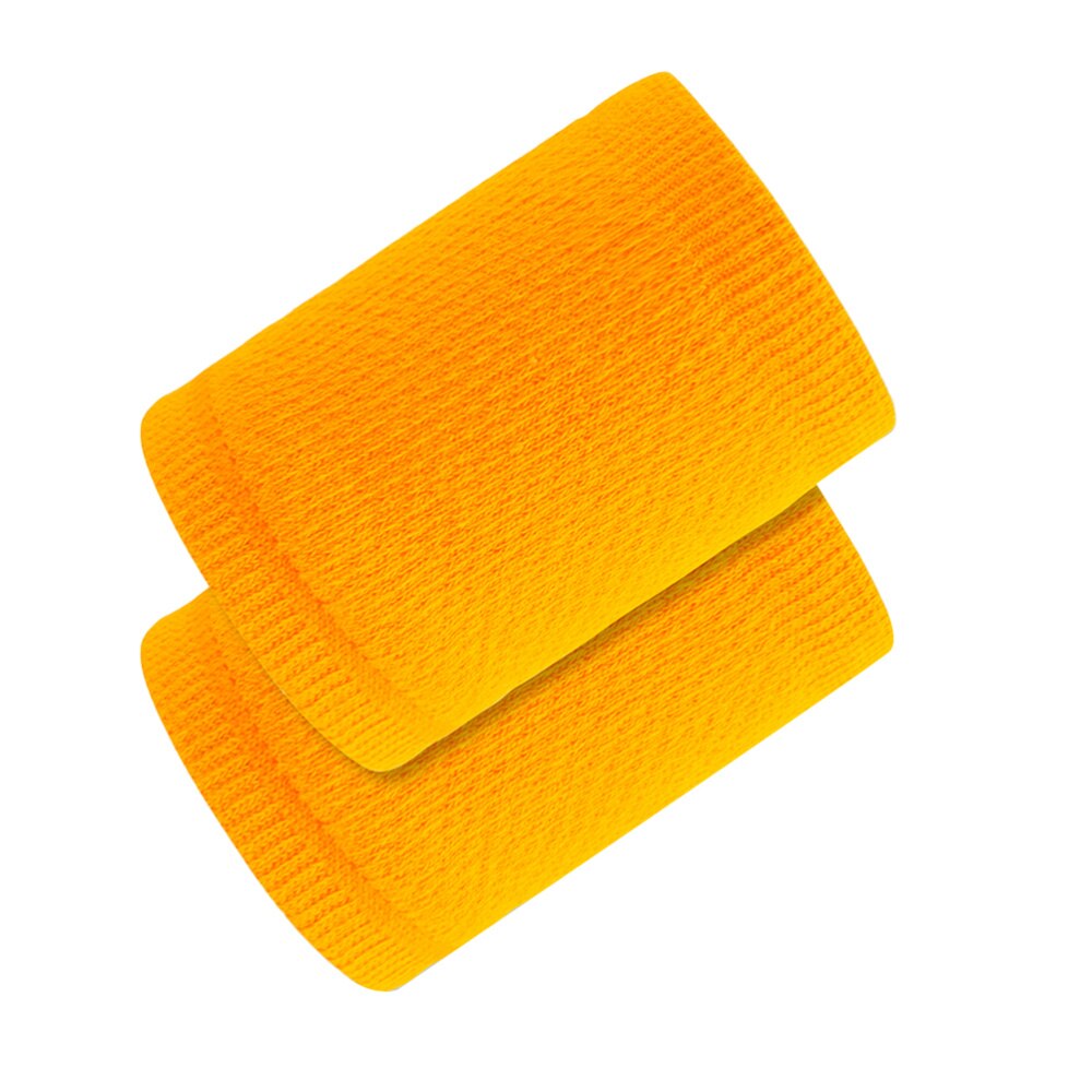 1 Pair Wrist Brace Soft Wrist Cuff Wrist Support Wristband for Sports Basketball: Orange