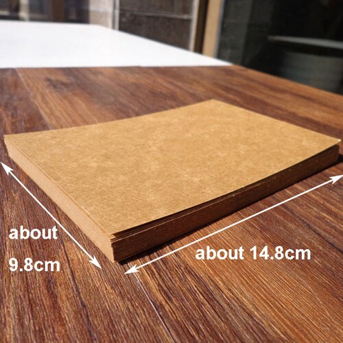 10pcs Blank Kraft Paper Card Sketch Drawing Cards Bookmarks Vintage DIY Graffiti Painted Kraft Paper Postcards 14.8x9.8cm: Kraft