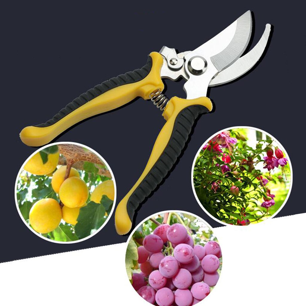 Pruning Shears Tree Trimmer Garden Shears, Hand Pruner Razor Bypass Secateurs,