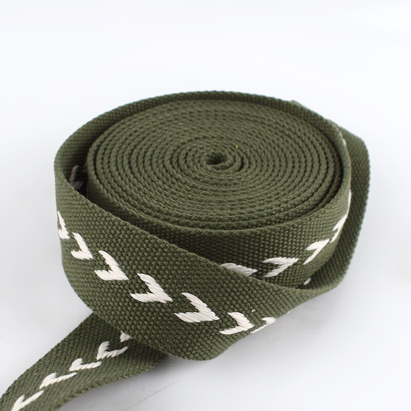 4Meters 38mm Polyester Cotton Jacquard Webbings Tapes Backpack Bag Strap Belt Ribbons DIY Garment Sewing Tape Bias Binding: 01