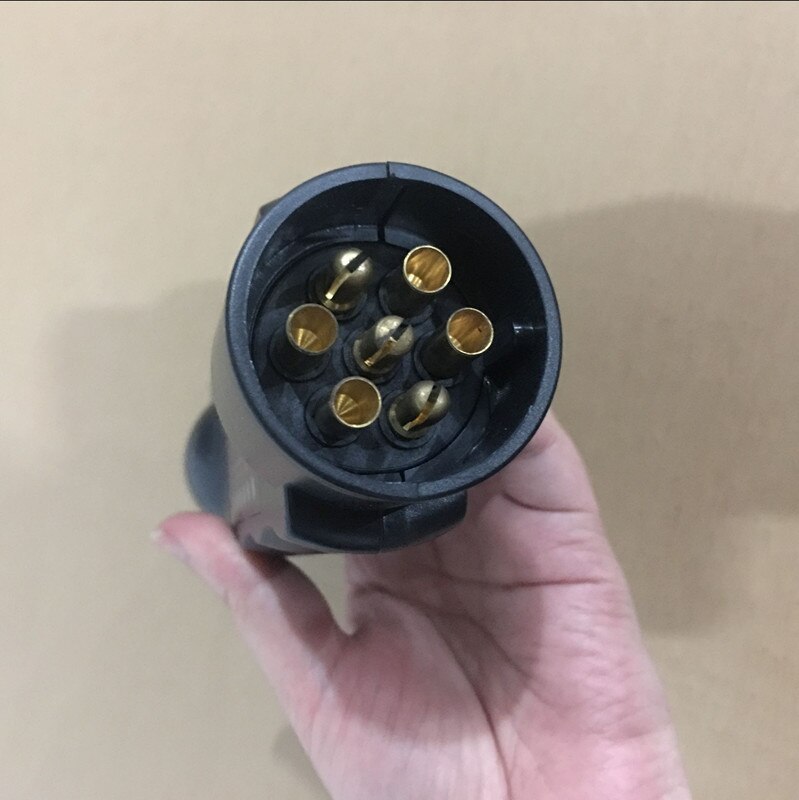 7 pins elektrisk tilhenger tester, stikkontakt bil trekker 12v ego henger