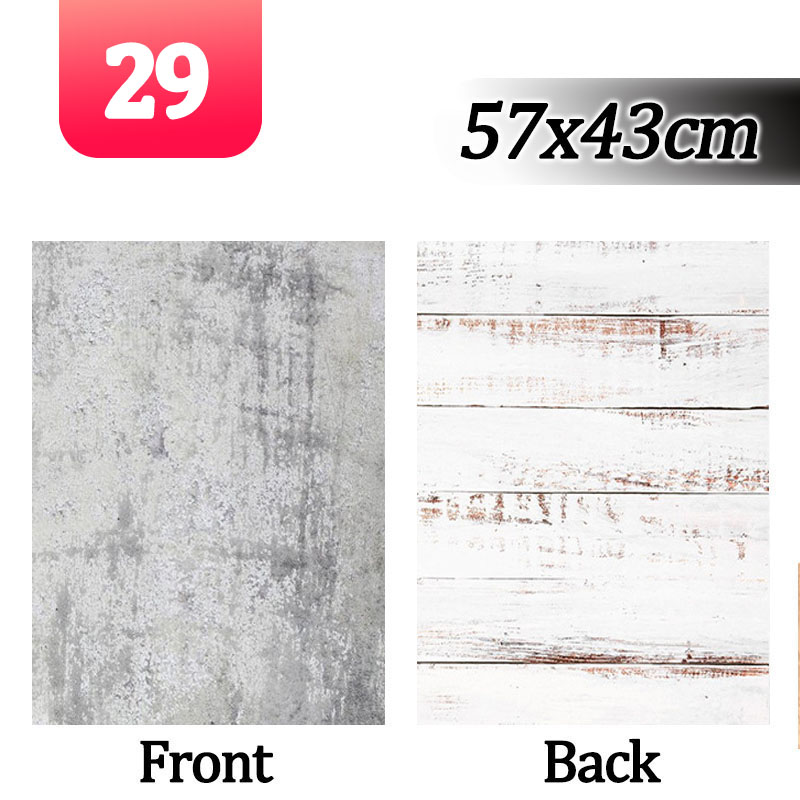 Fondos de fotografía de mármol 57*43CM 2 caras grano de madera foto fondo papel tapiz estudio productos impermeables accesorios fotográficos: Lavanda